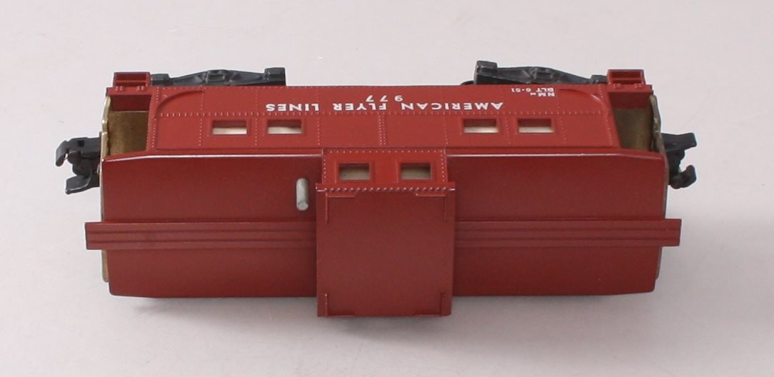American Flyer 977 Vintage S American Flyer Lines Lighted Caboose