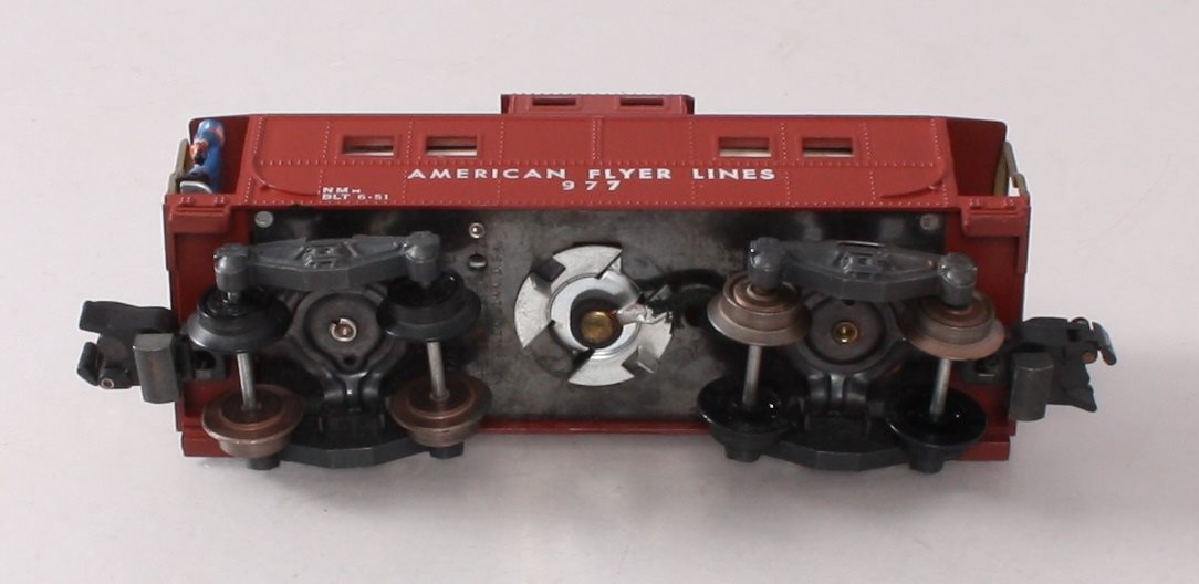 American Flyer 977 Vintage S American Flyer Lines Lighted Caboose