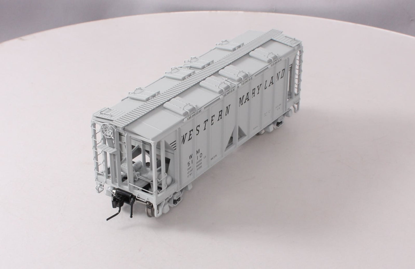 Atlas 9371-1 O Scale Western Maryland 70 Ton Covered Hopper #5110 (2-Rail) LN/Box