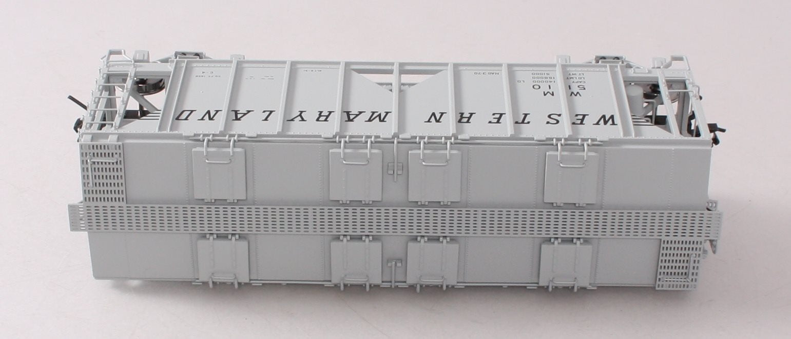 Atlas 9371-1 O Scale Western Maryland 70 Ton Covered Hopper #5110 (2-Rail) LN/Box