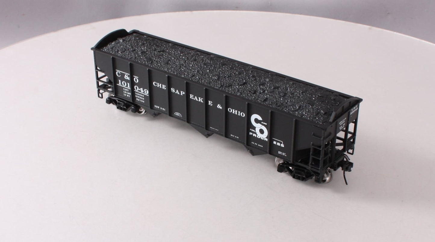 Atlas 952-2 O Scale Chesapeake & Ohio AAR 3-Bay Hopper Car (2-Rail) #101049 LN/Box