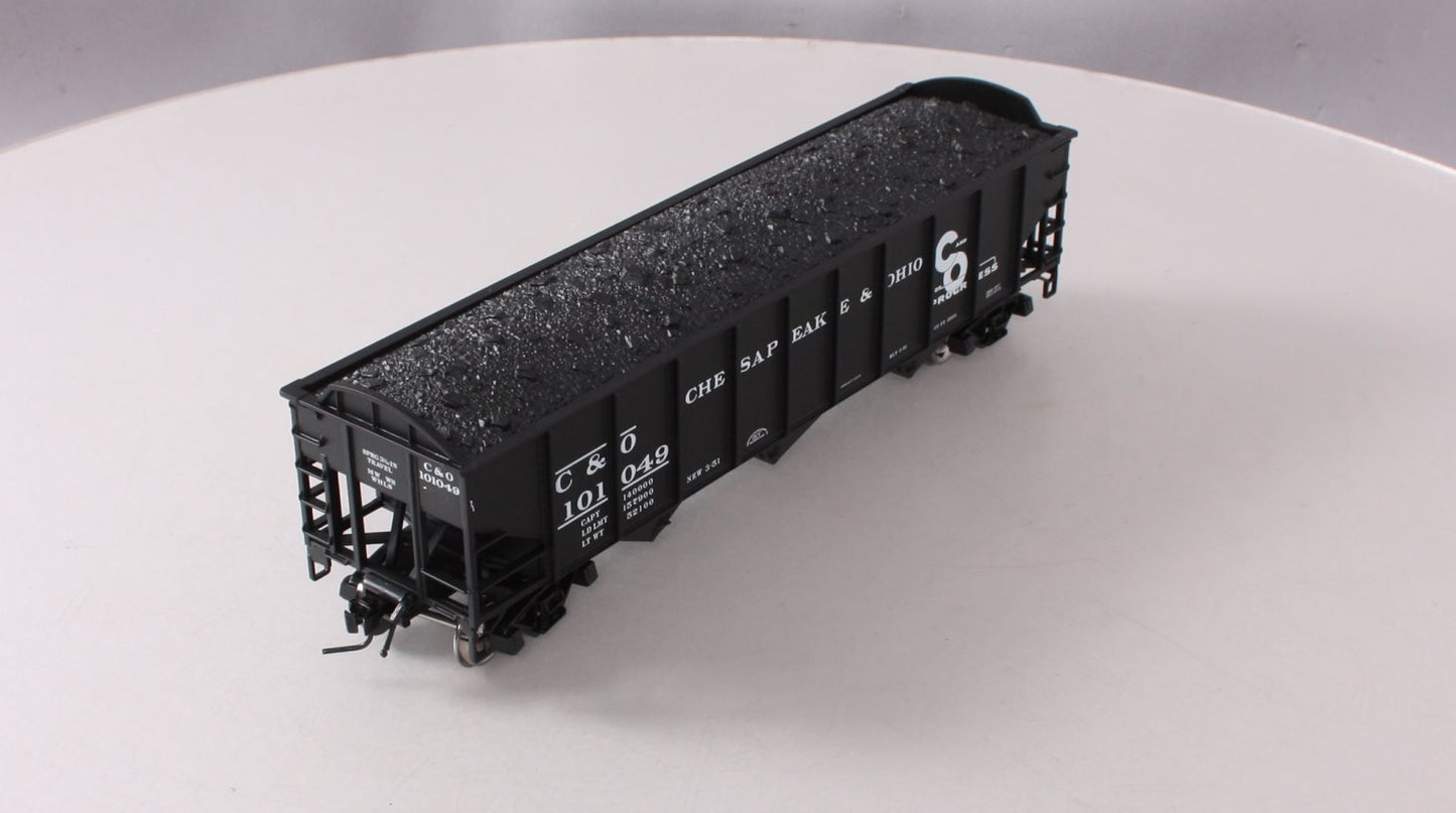 Atlas 952-2 O Scale Chesapeake & Ohio AAR 3-Bay Hopper Car (2-Rail) #101049 LN/Box