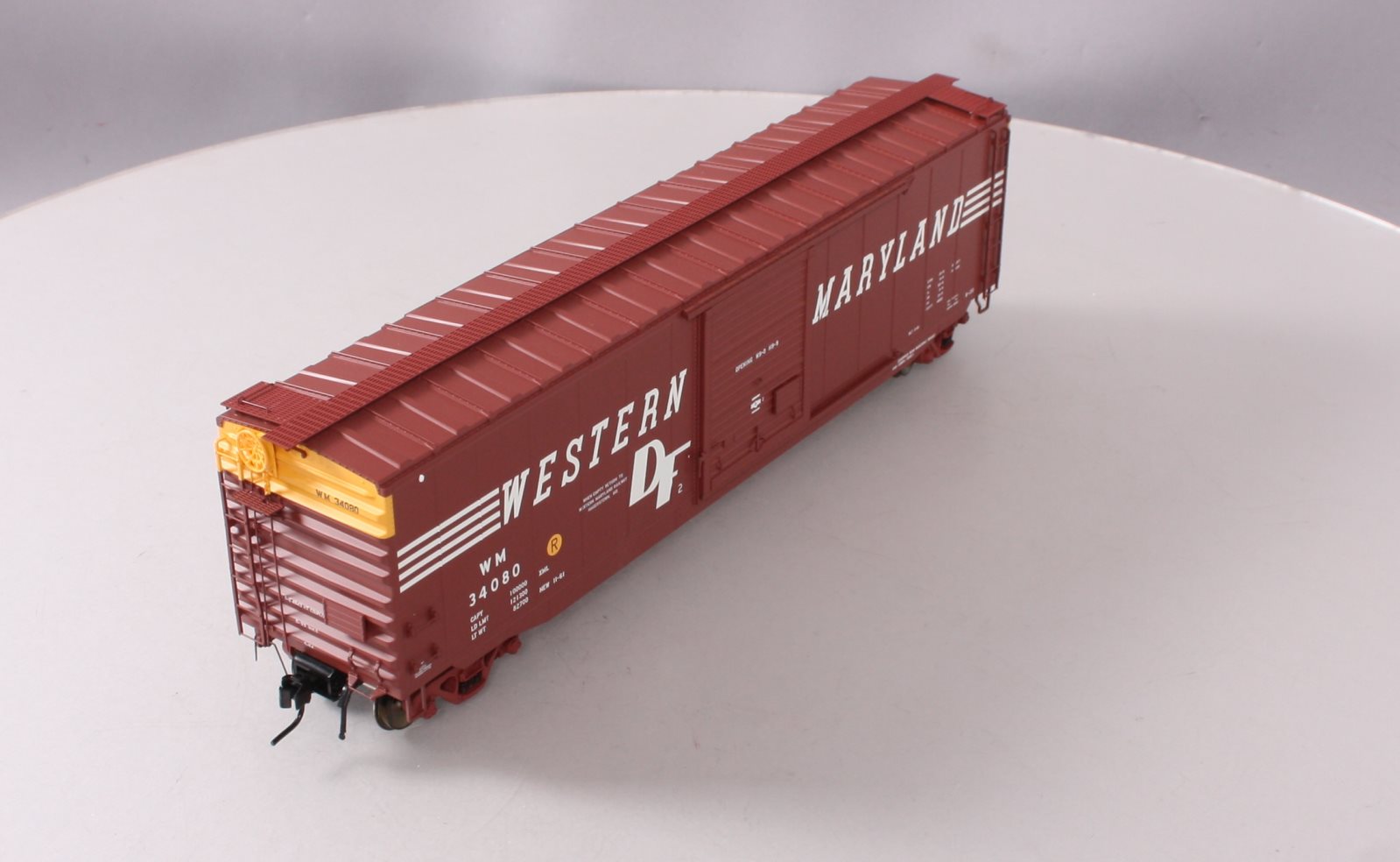 Atlas 7582-1 O Scale Western Maryland 50' PS-1 Boxcar #34080 (2-Rail) MT/Box