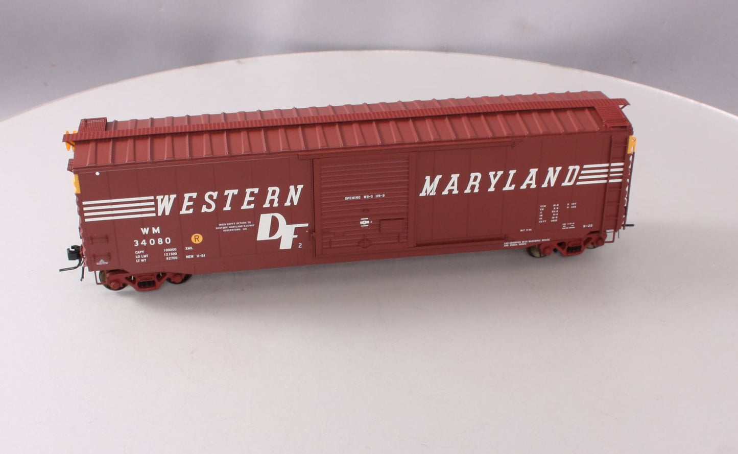 Atlas 7582-1 O Scale Western Maryland 50' PS-1 Boxcar #34080 (2-Rail) MT/Box