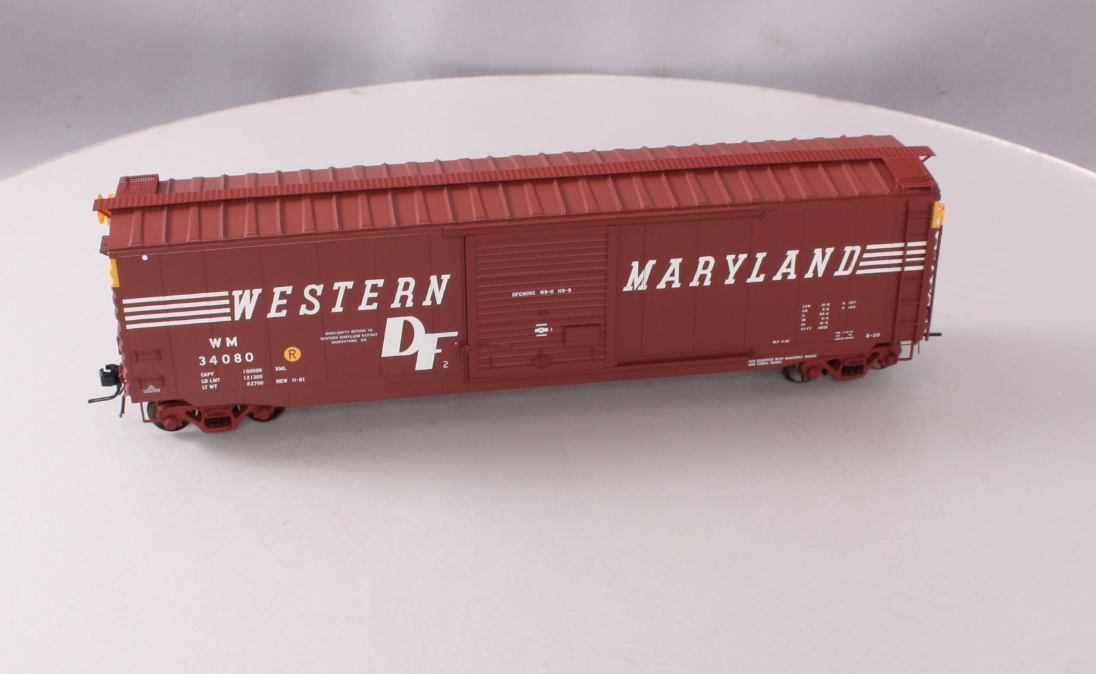 Atlas 7582-1 O Scale Western Maryland 50' PS-1 Boxcar #34080 (2-Rail) MT/Box