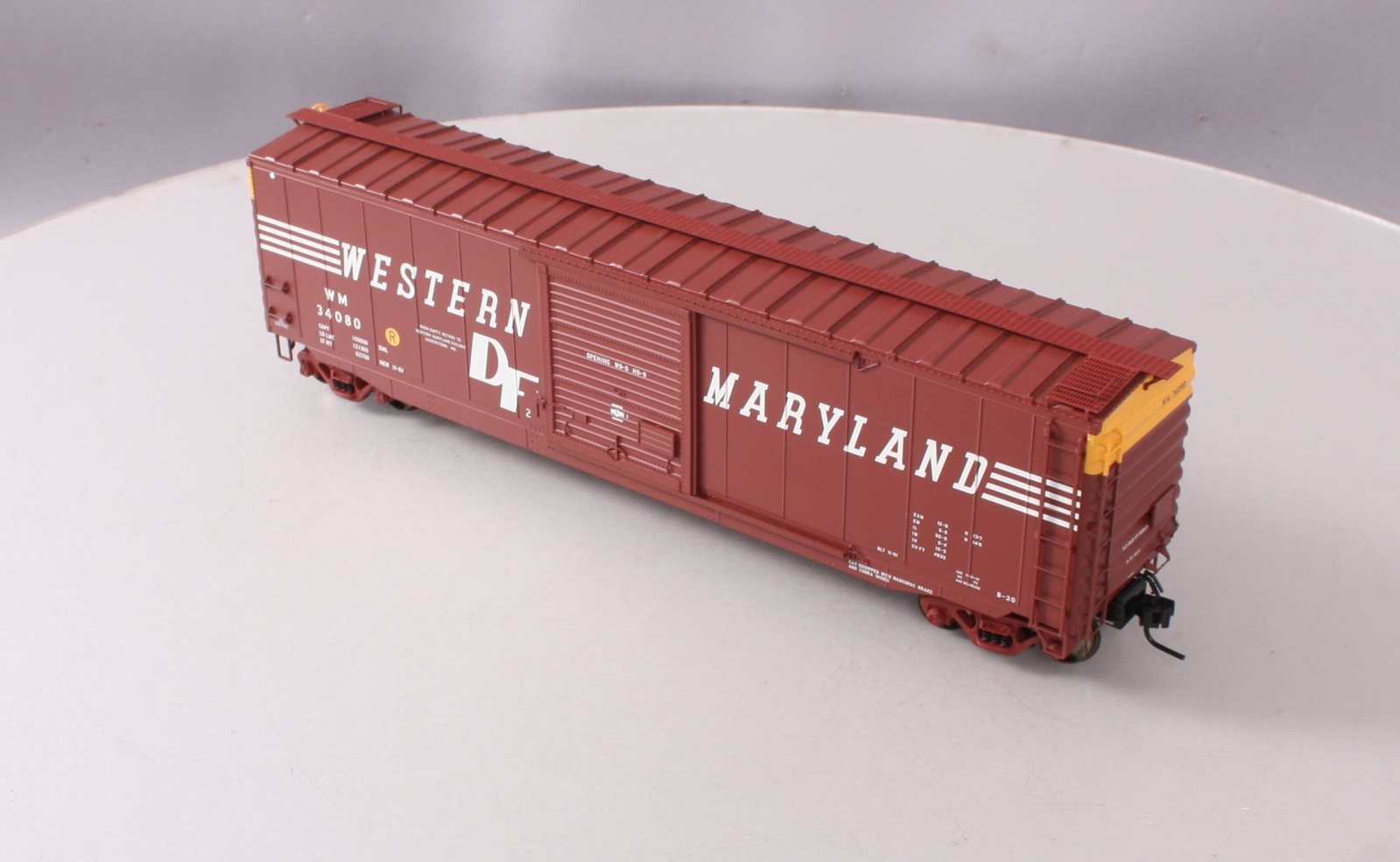 Atlas 7582-1 O Scale Western Maryland 50' PS-1 Boxcar #34080 (2-Rail) MT/Box