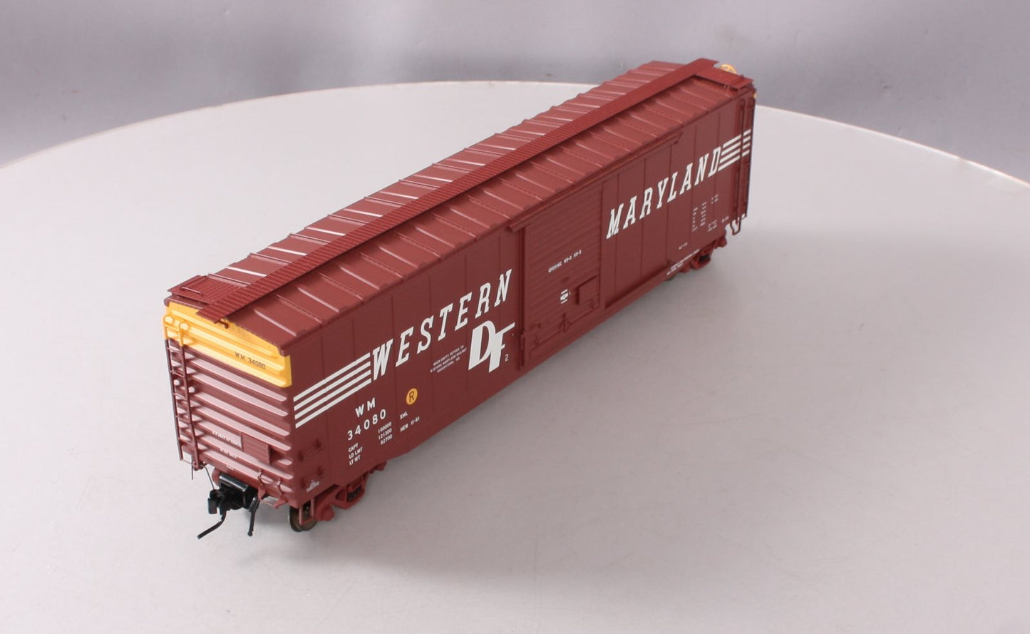 Atlas 7582-1 O Scale Western Maryland 50' PS-1 Boxcar #34080 (2-Rail) MT/Box