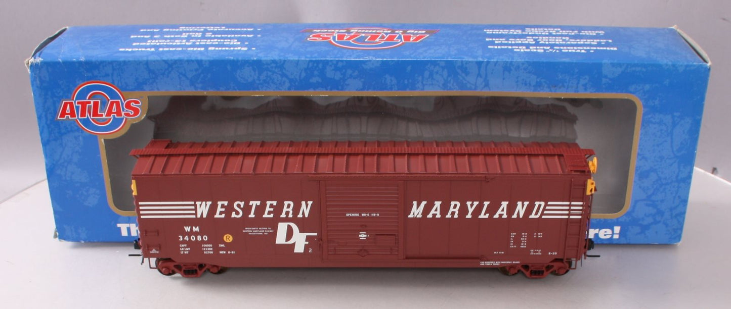 Atlas 7582-1 O Scale Western Maryland 50' PS-1 Boxcar #34080 (2-Rail) MT/Box