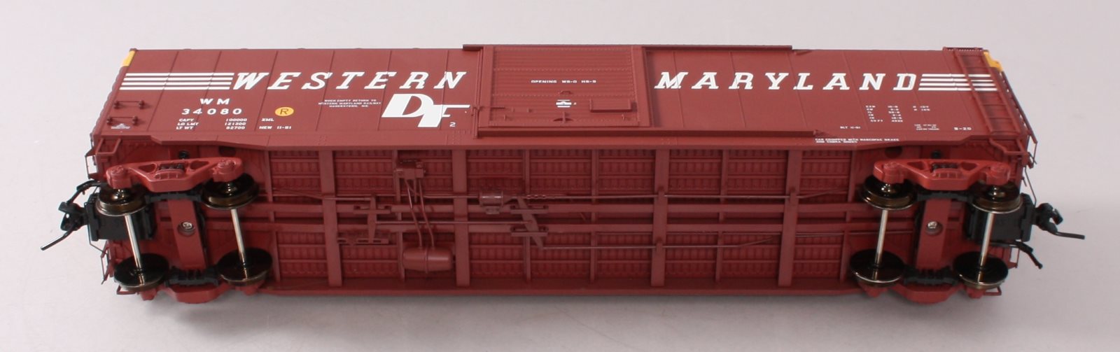 Atlas 7582-1 O Scale Western Maryland 50' PS-1 Boxcar #34080 (2-Rail) MT/Box
