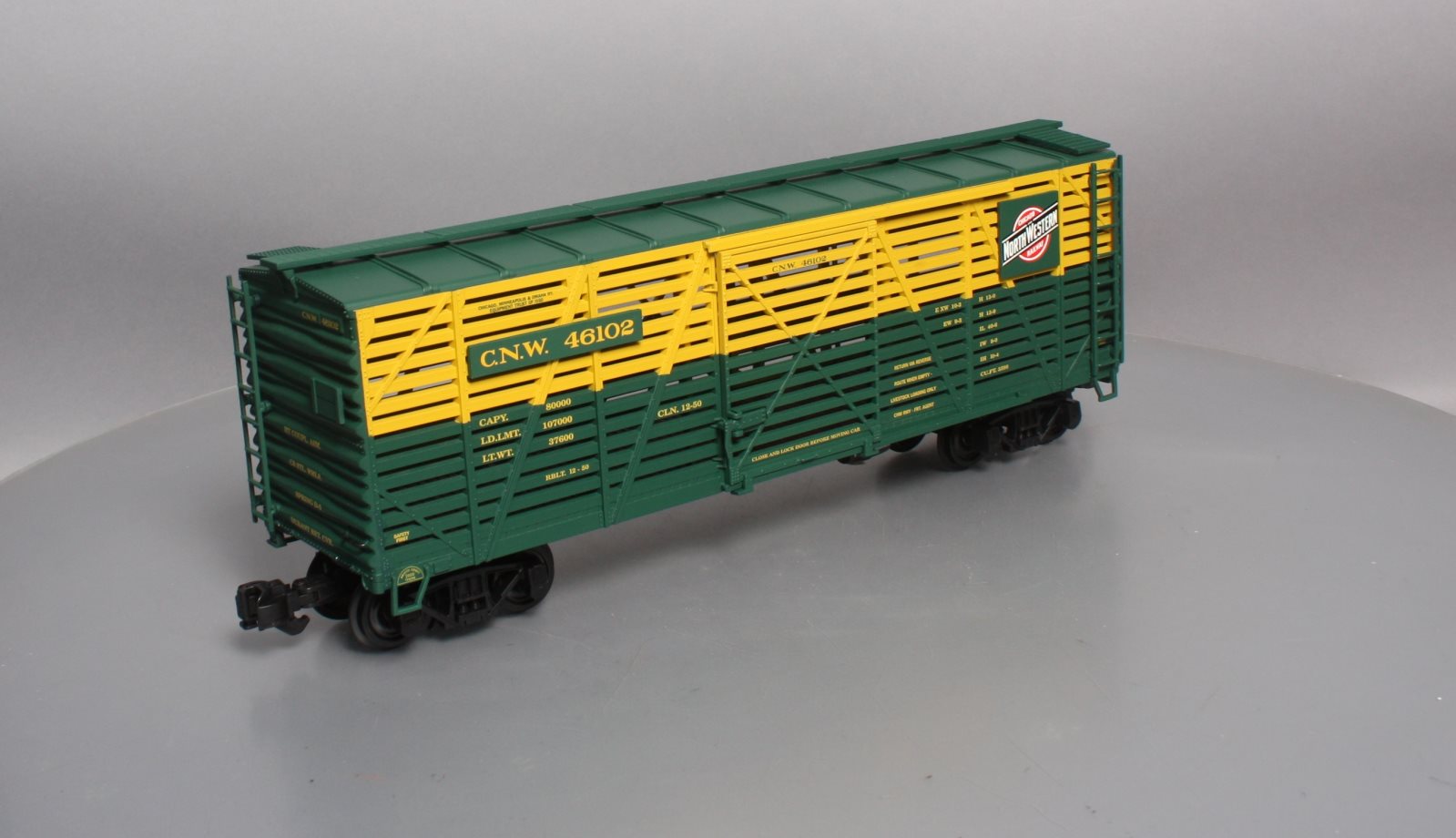 Aristo-Craft 46102 Chicago and Northwestern Steel Cattle Car LN/Box