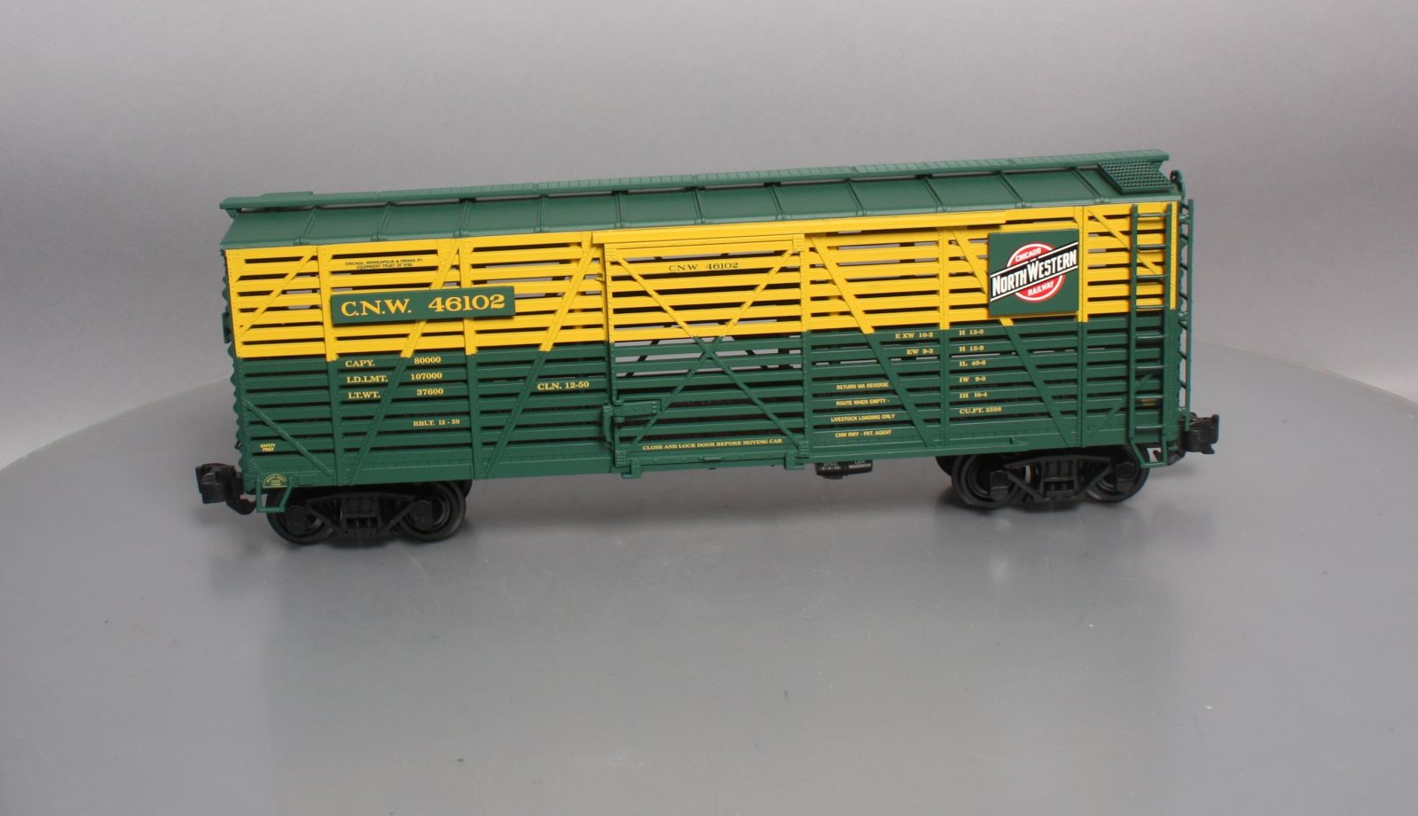Aristo-Craft 46102 Chicago and Northwestern Steel Cattle Car LN/Box