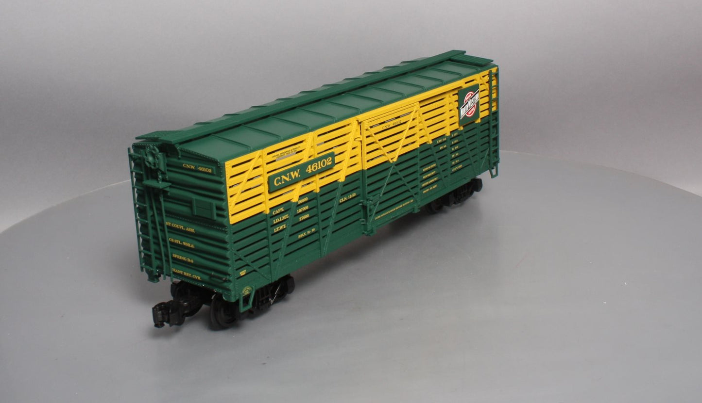 Aristo-Craft 46102 Chicago and Northwestern Steel Cattle Car LN/Box