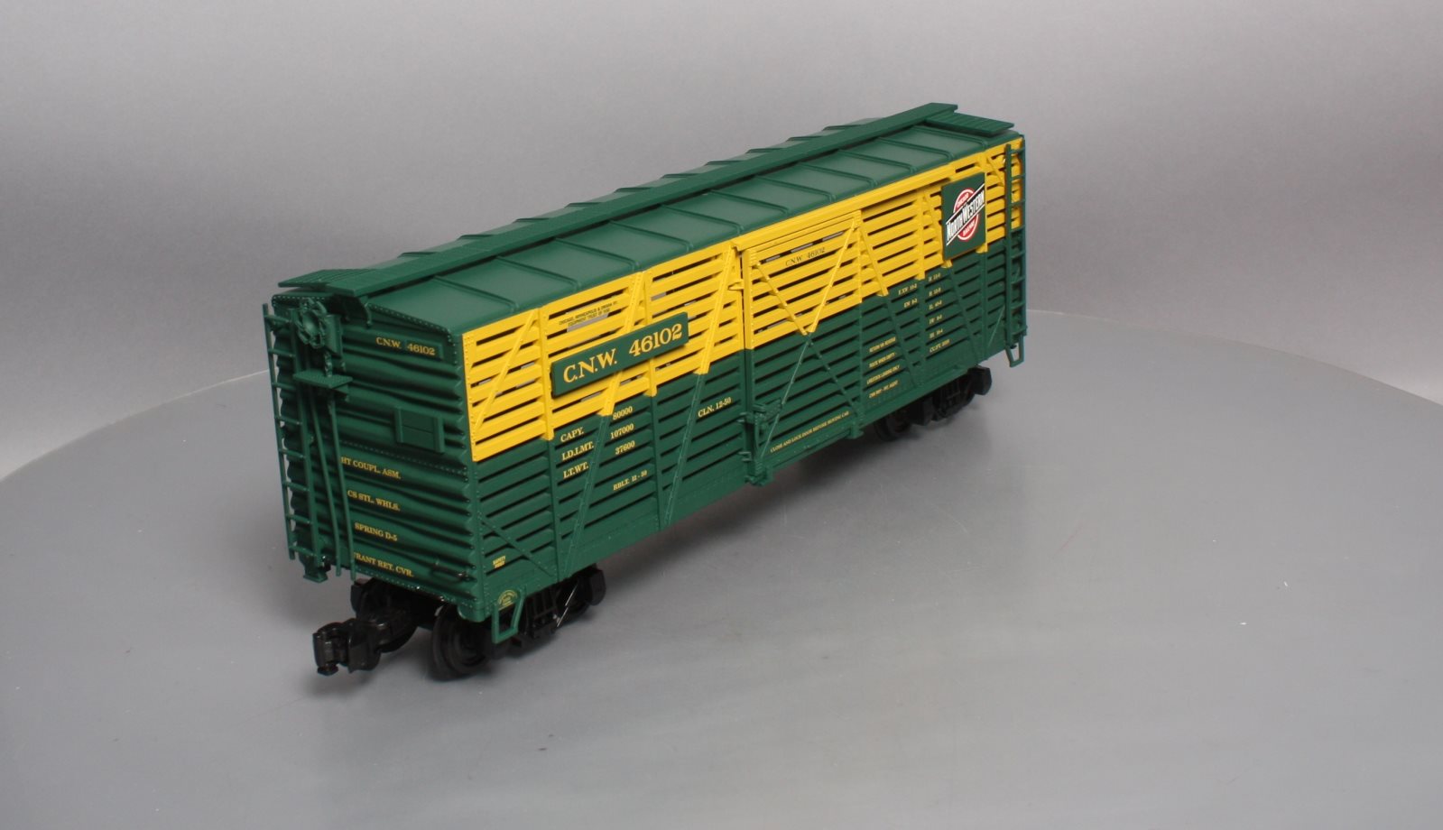 Aristo-Craft 46102 Chicago and Northwestern Steel Cattle Car LN/Box