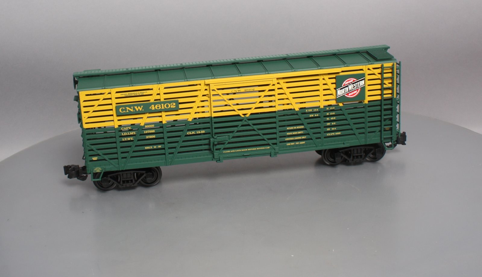 Aristo-Craft 46102 Chicago and Northwestern Steel Cattle Car LN/Box
