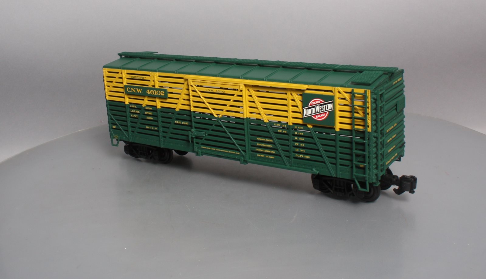 Aristo-Craft 46102 Chicago and Northwestern Steel Cattle Car LN/Box
