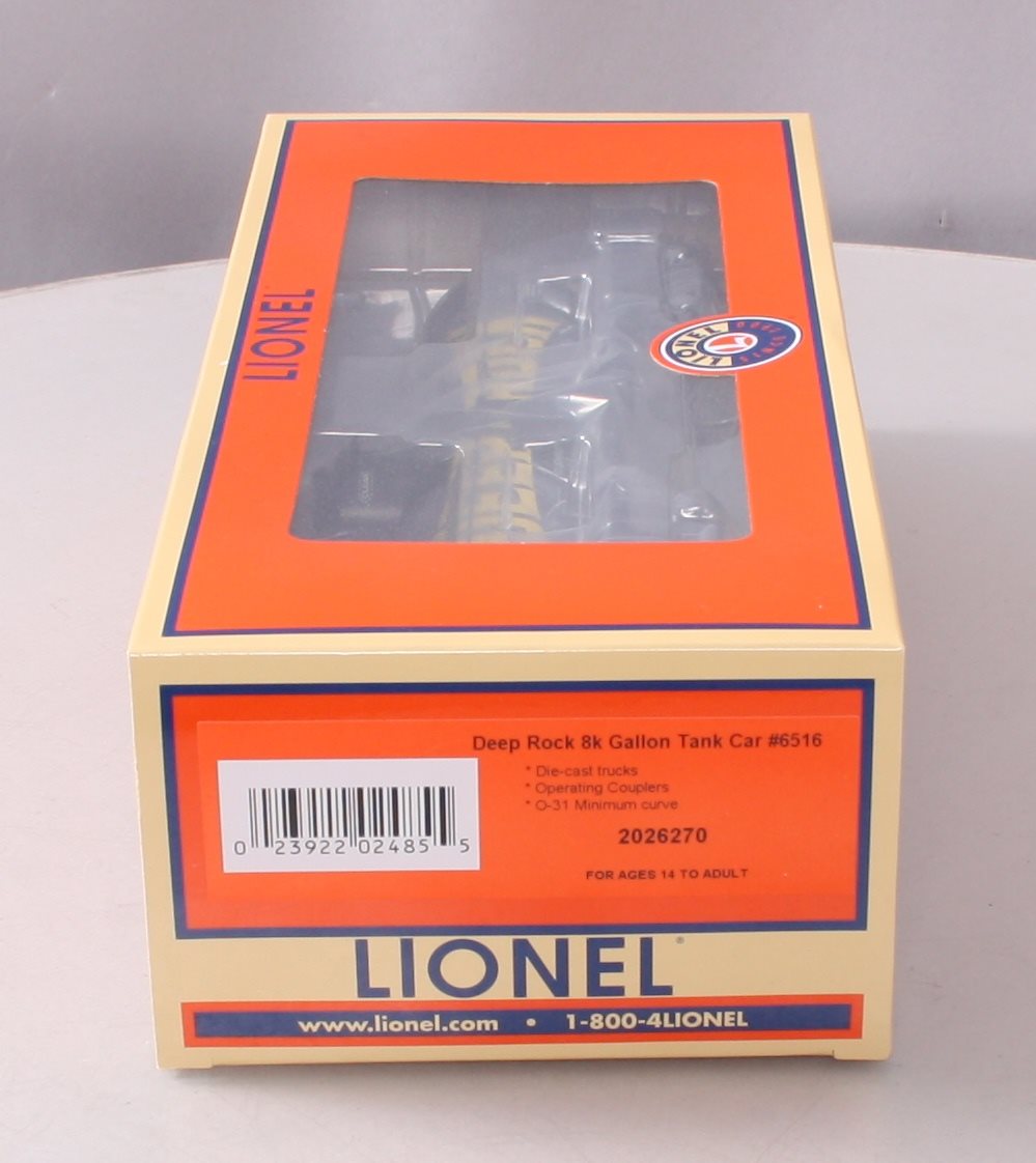 Lionel 2026270 Deep Rock 8k Gallon Tank Car #6516