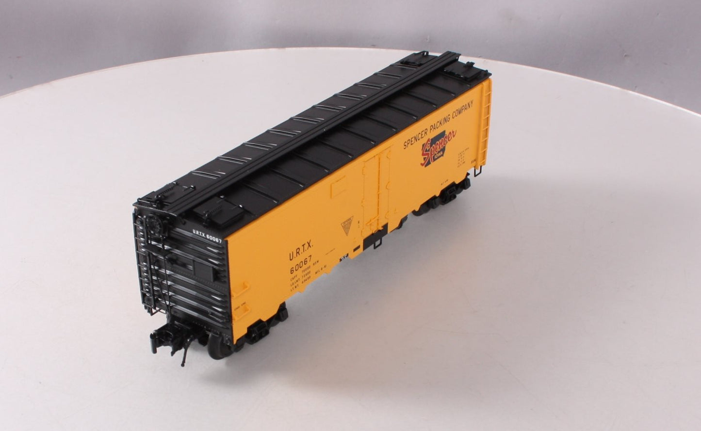 Atlas 3003911-2 Spencer Packing Co. 40' Steel Reefer Car #60067 (3Rail) LN/Box
