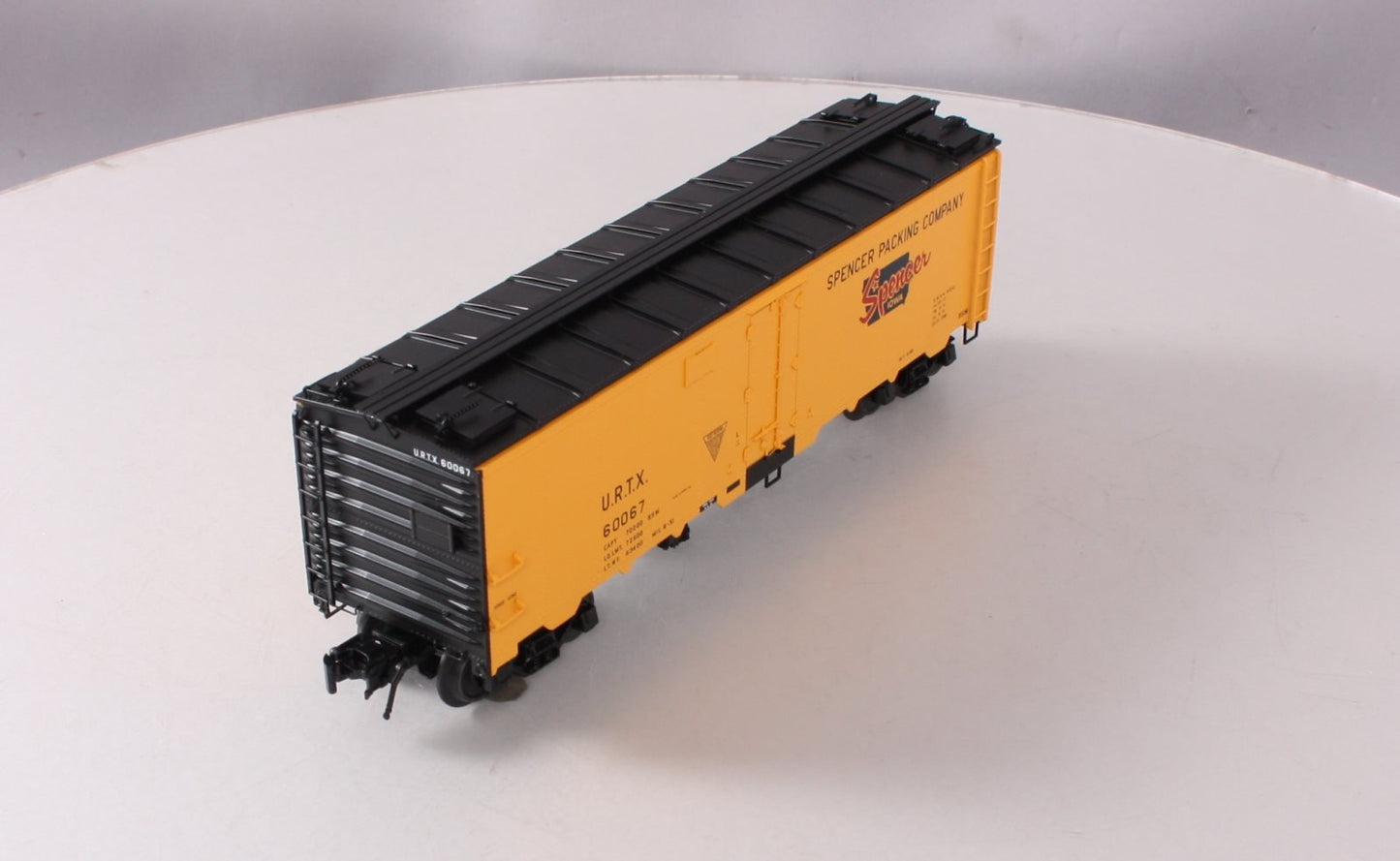 Atlas 3003911-2 Spencer Packing Co. 40' Steel Reefer Car #60067 (3Rail) LN/Box