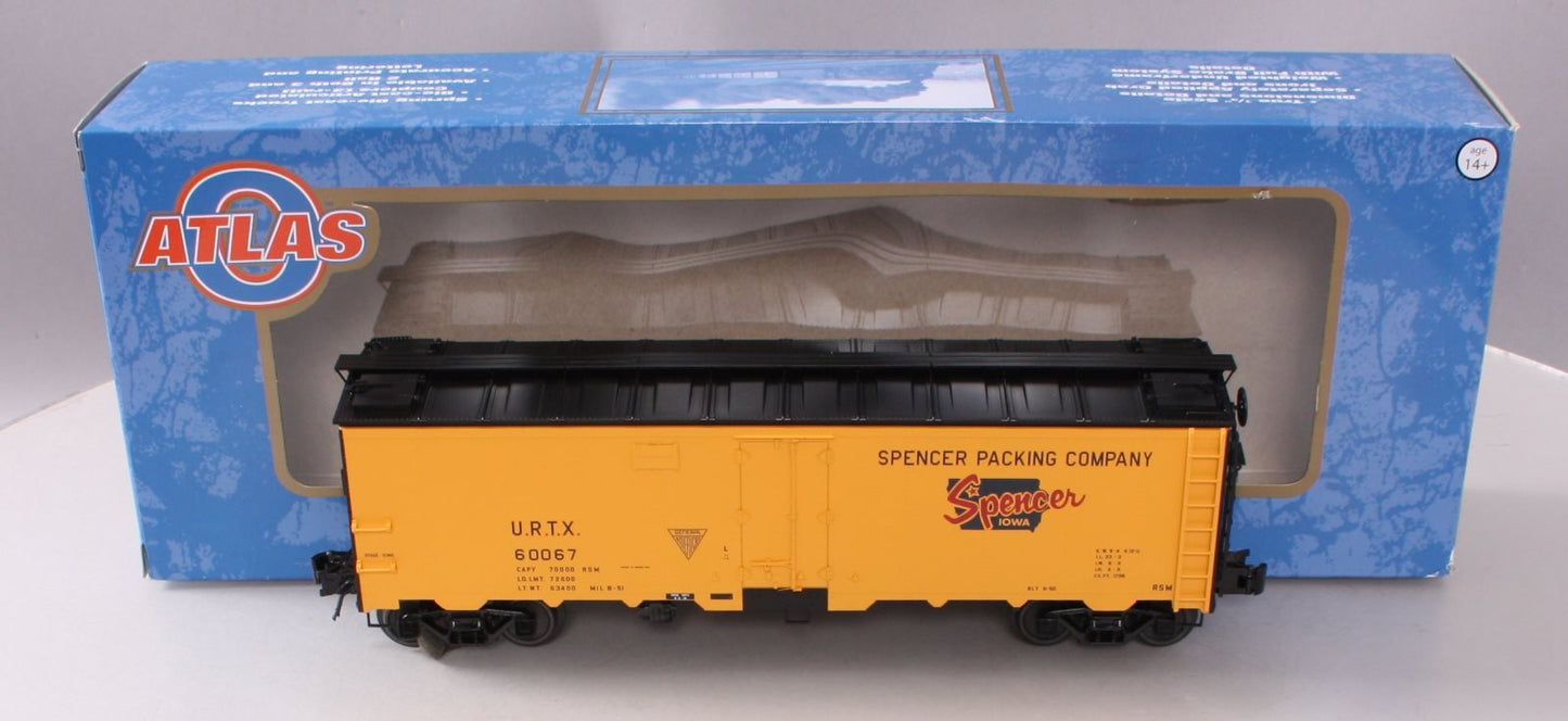 Atlas 3003911-2 Spencer Packing Co. 40' Steel Reefer Car #60067 (3Rail) LN/Box