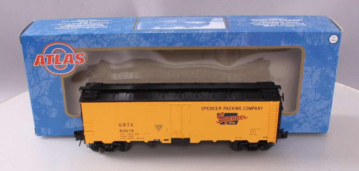 Atlas 3003911-3 Spencer Packing Co. 40' Steel Reefer Car #60076 (3Rail) LN/Box