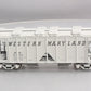 Atlas 9371-4 O Scale Western Maryland 70T Covered Hopper #5145 [2-Rail] EX/Box