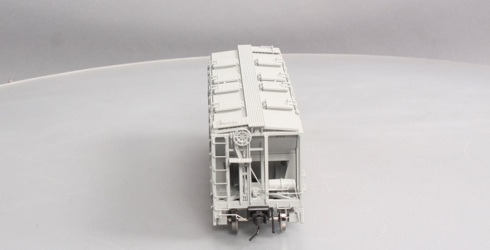 Atlas 9371-4 O Scale Western Maryland 70T Covered Hopper #5145 [2-Rail] EX/Box
