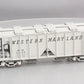 Atlas 9371-4 O Scale Western Maryland 70T Covered Hopper #5145 [2-Rail] EX/Box