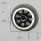 Lionel 381-48 Black Spoked 1-9/16" Std. Gauge Steam Loco Pony Truck Wheel