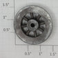 Lionel 381-48 Black Spoked 1-9/16" Std. Gauge Steam Loco Pony Truck Wheel