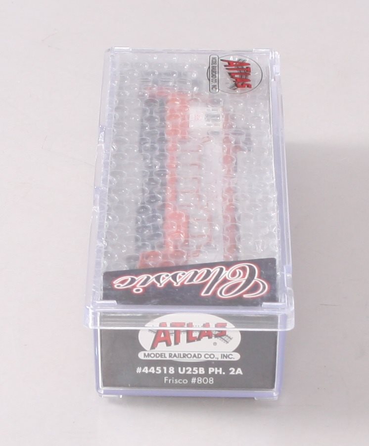 Atlas 44518 N Scale Frisco U25B Phase 2A Diesel Locomotive #808 LN/Box