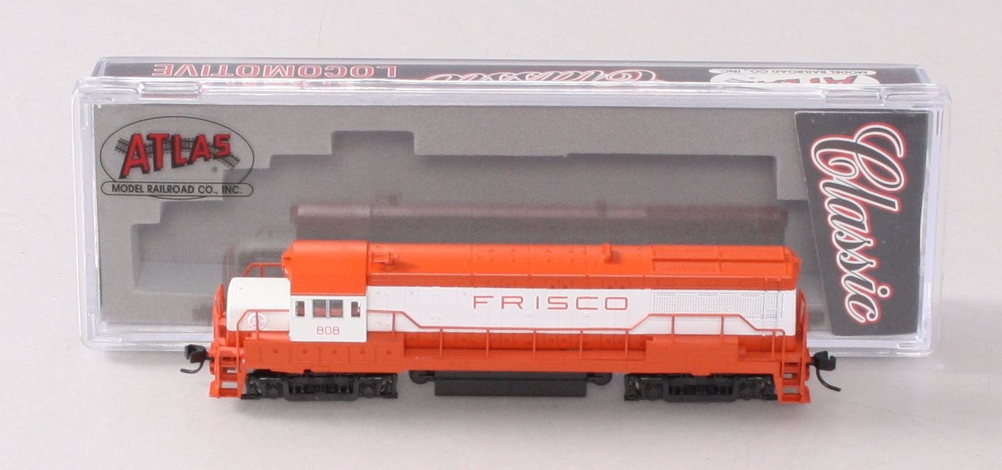 Atlas 44518 N Scale Frisco U25B Phase 2A Diesel Locomotive #808 LN/Box