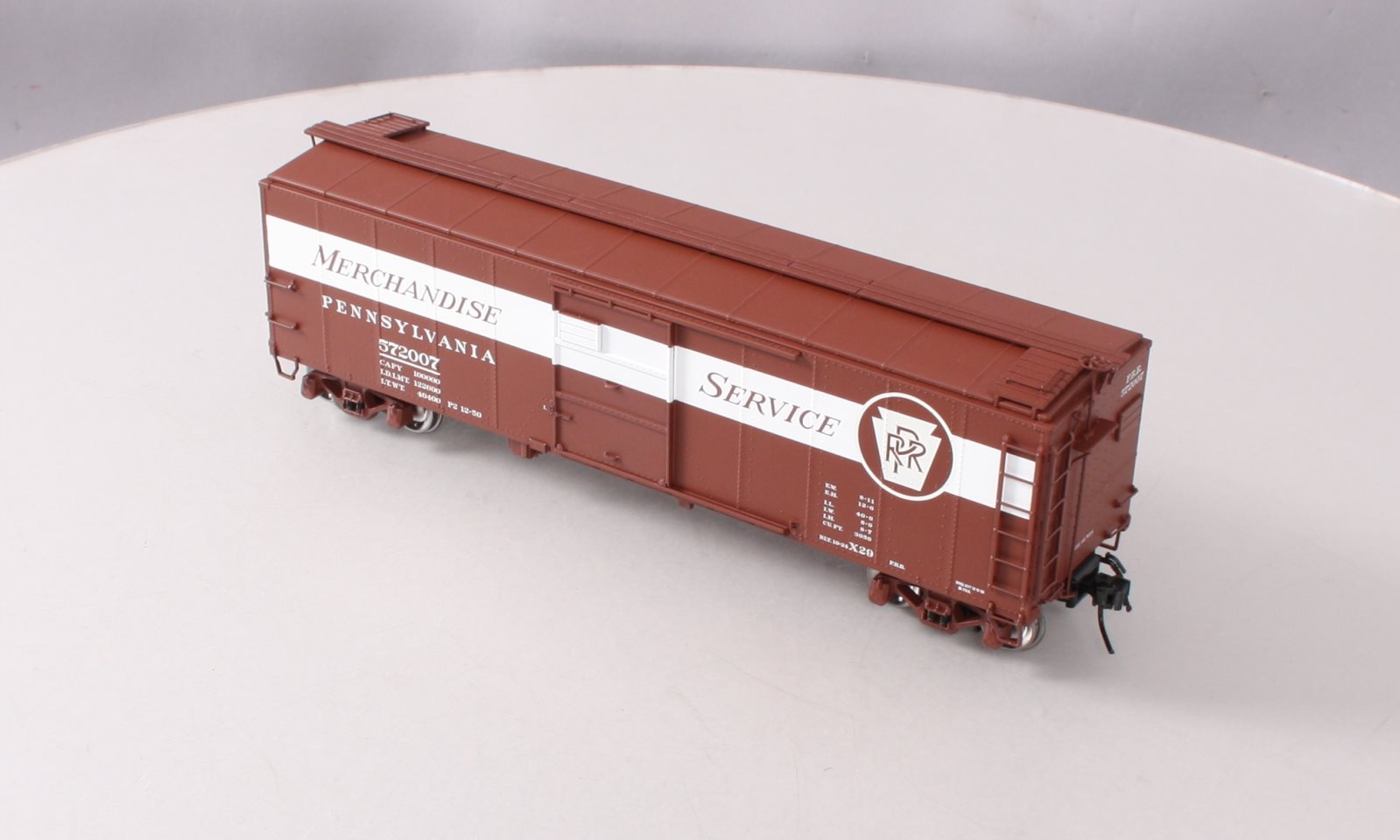 Atlas 9768-4 O Scale 2-Rail PRR Merchandise 1923 ARA (X-29) Steel Box Car LN/Box