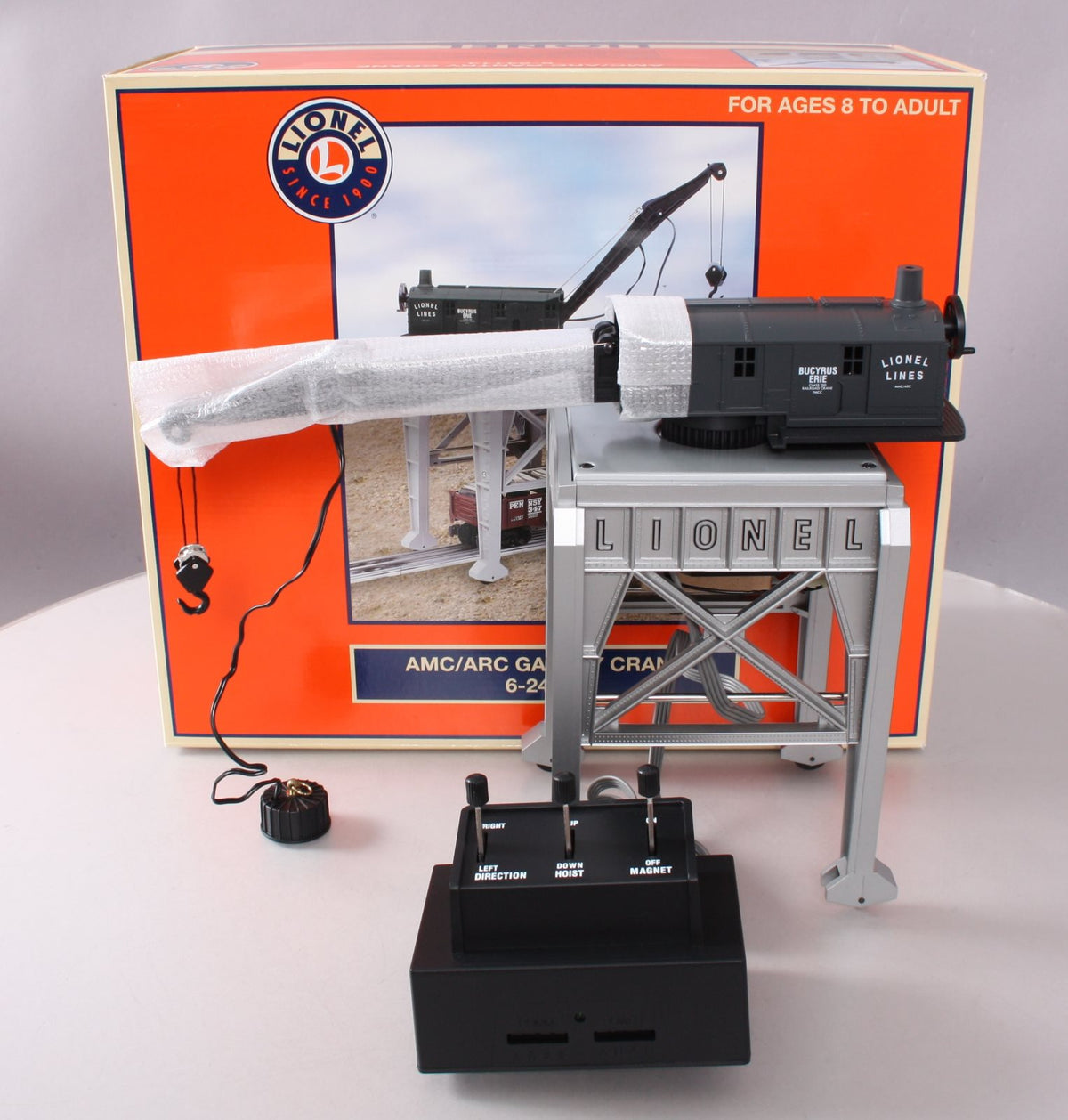 Lionel 6-24114 O AMC/ARC Operating Triple Action Gantry Crane NIB