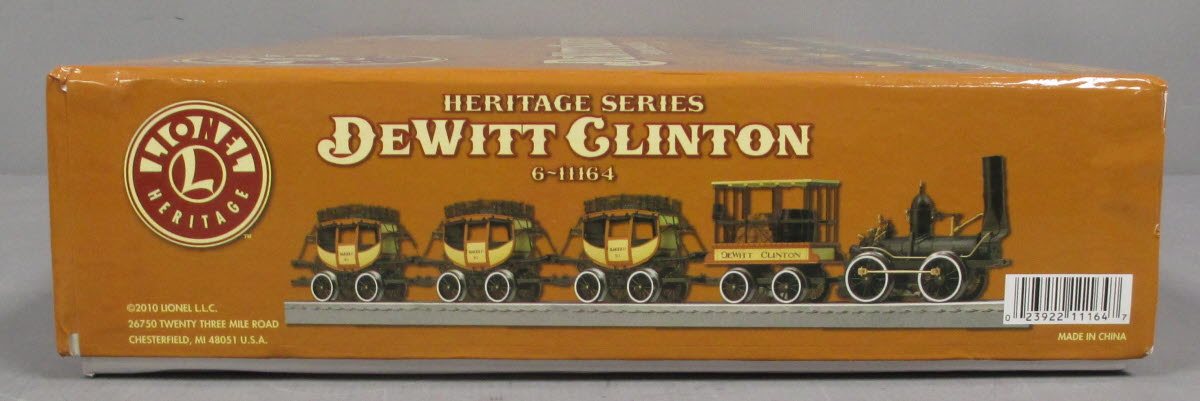 Lionel 6-11164 Dewitt Clinton Heritage Steam Train Set EX/Box