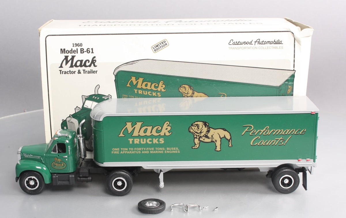 First Gear 19-0117 1:34 Mack Trucks w/Bulldog Mack B61 Tractor Trailer NIB