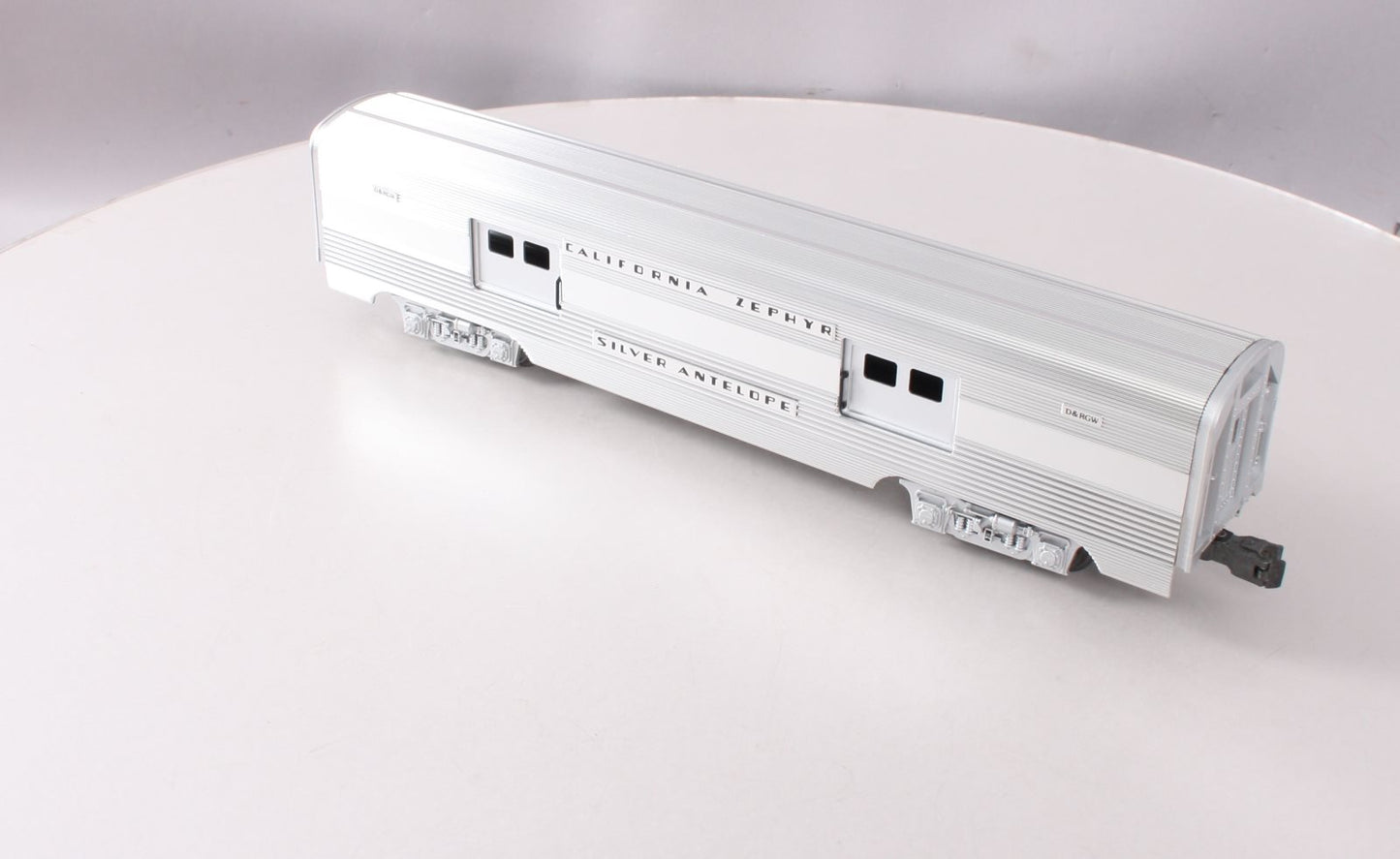 Lionel 6-19122 O Gauge California Zephyr "Silver Antelope" Aluminum Baggage Car NIB
