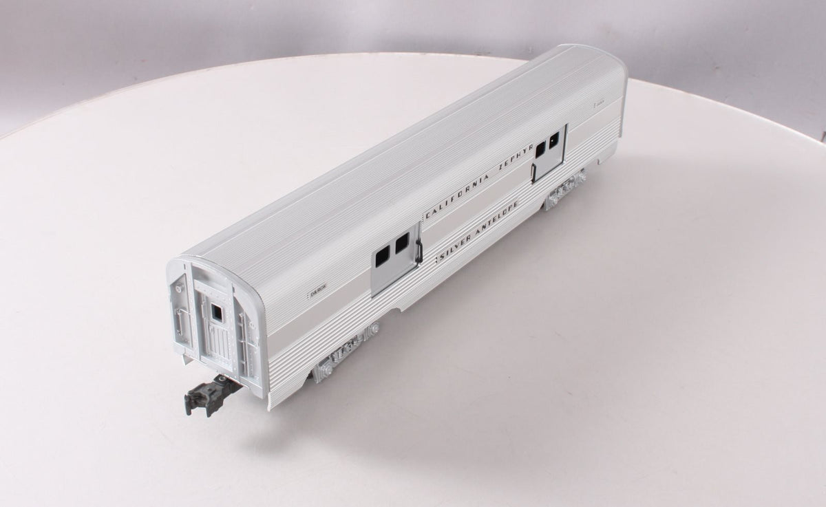 Lionel 6-19122 O Gauge California Zephyr "Silver Antelope" Aluminum Baggage Car NIB