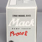 First Gear 19-0008 1:34 Scale 1960 Model B-61 Mack Dump Truck