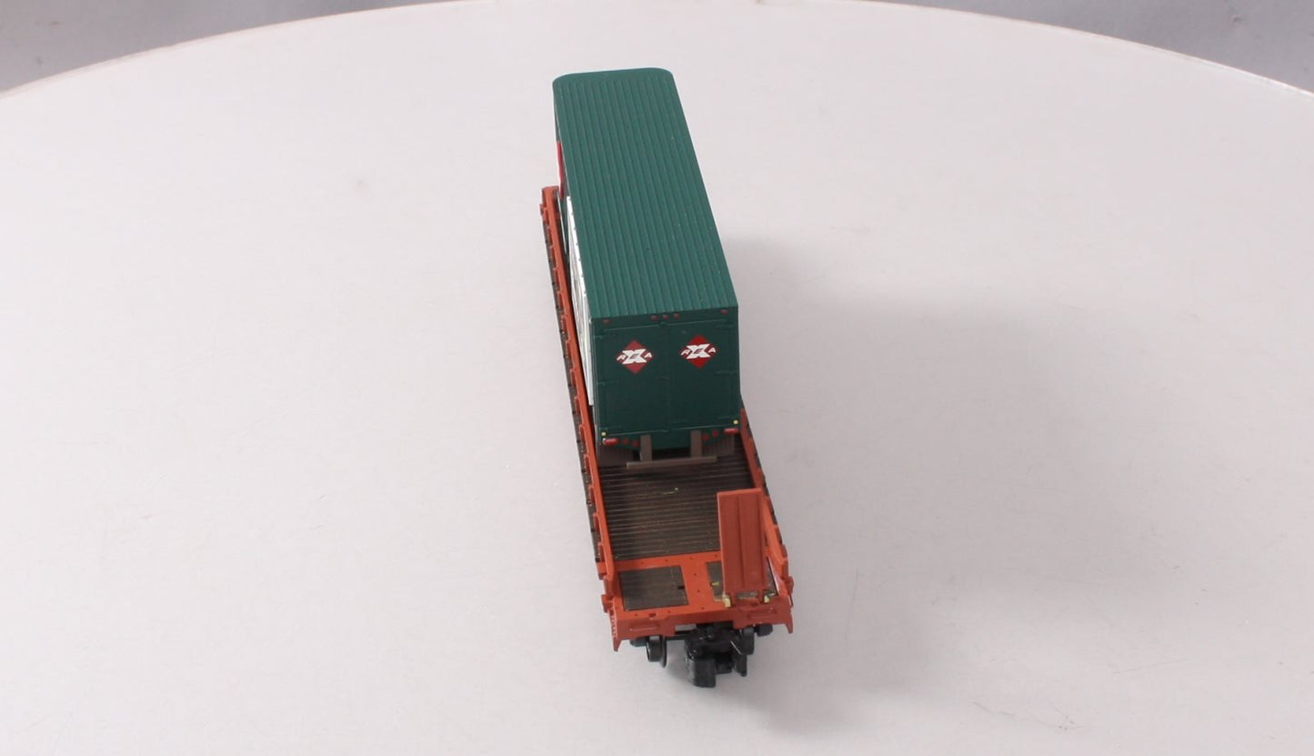 S-Helper Service 01811 S REA Christmas 53'6" Trailer On TTX Flatcar #475007 EX/Box