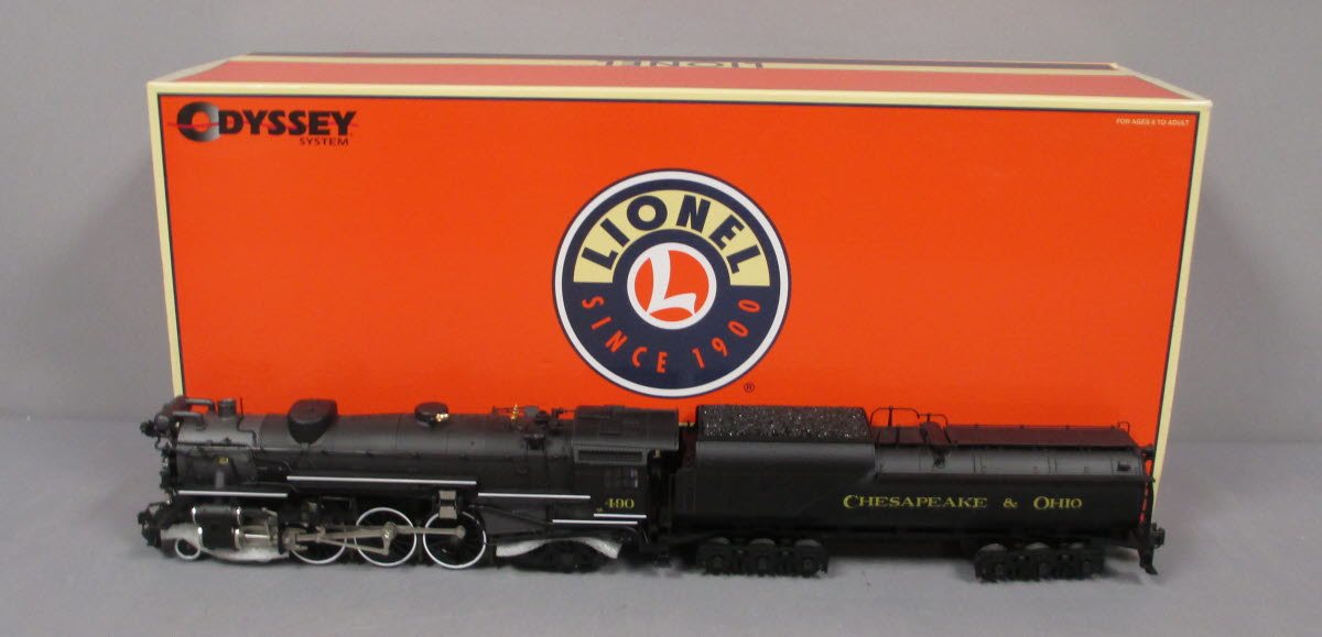 Lionel 6-11128 O C&O F-19 4-6-2 Pacific Steam Locomotive & Tender #490 LN/Box