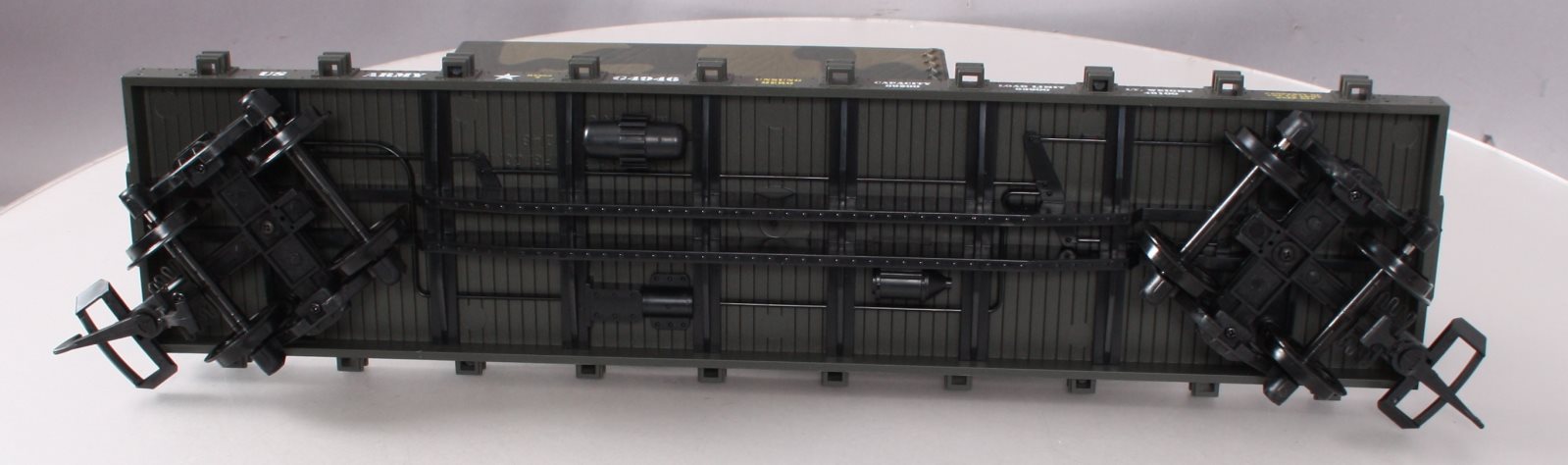 USA Trains R1781 G Scale US Army Flatcar with Truck #G5058
