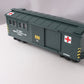 USA Trains R1899 G Scale U.S Army Medical Storage Car (Green)