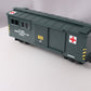 USA Trains R1899 G Scale U.S Army Medical Storage Car (Green)
