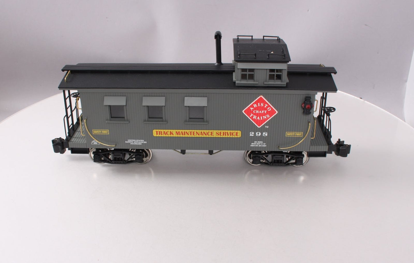 Aristo-Craft 82198 G 1998 Club Car Track Maintance Service Wood Caboose NIB