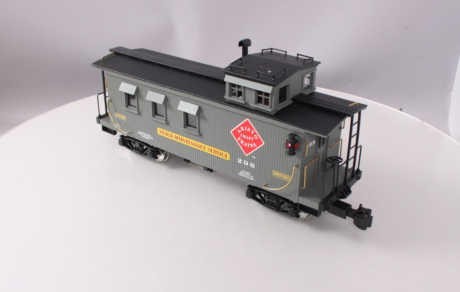 Aristo-Craft 82198 G 1998 Club Car Track Maintance Service Wood Caboose NIB
