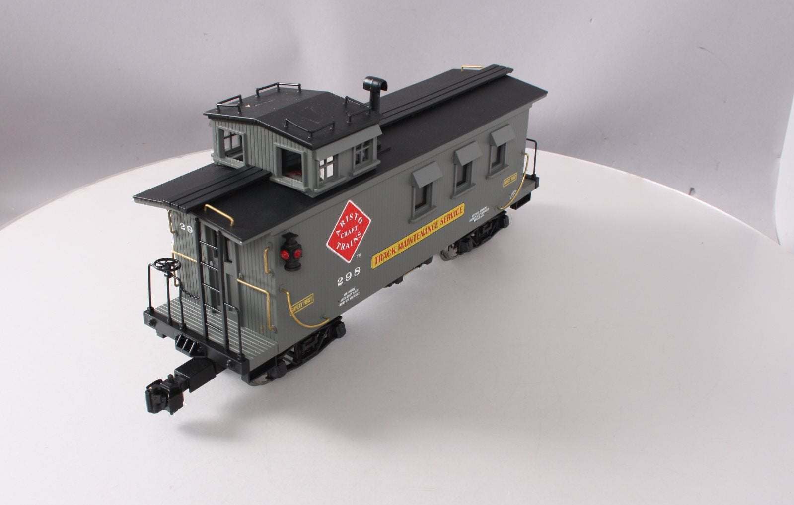 Aristo-Craft 82198 G 1998 Club Car Track Maintance Service Wood Caboose NIB