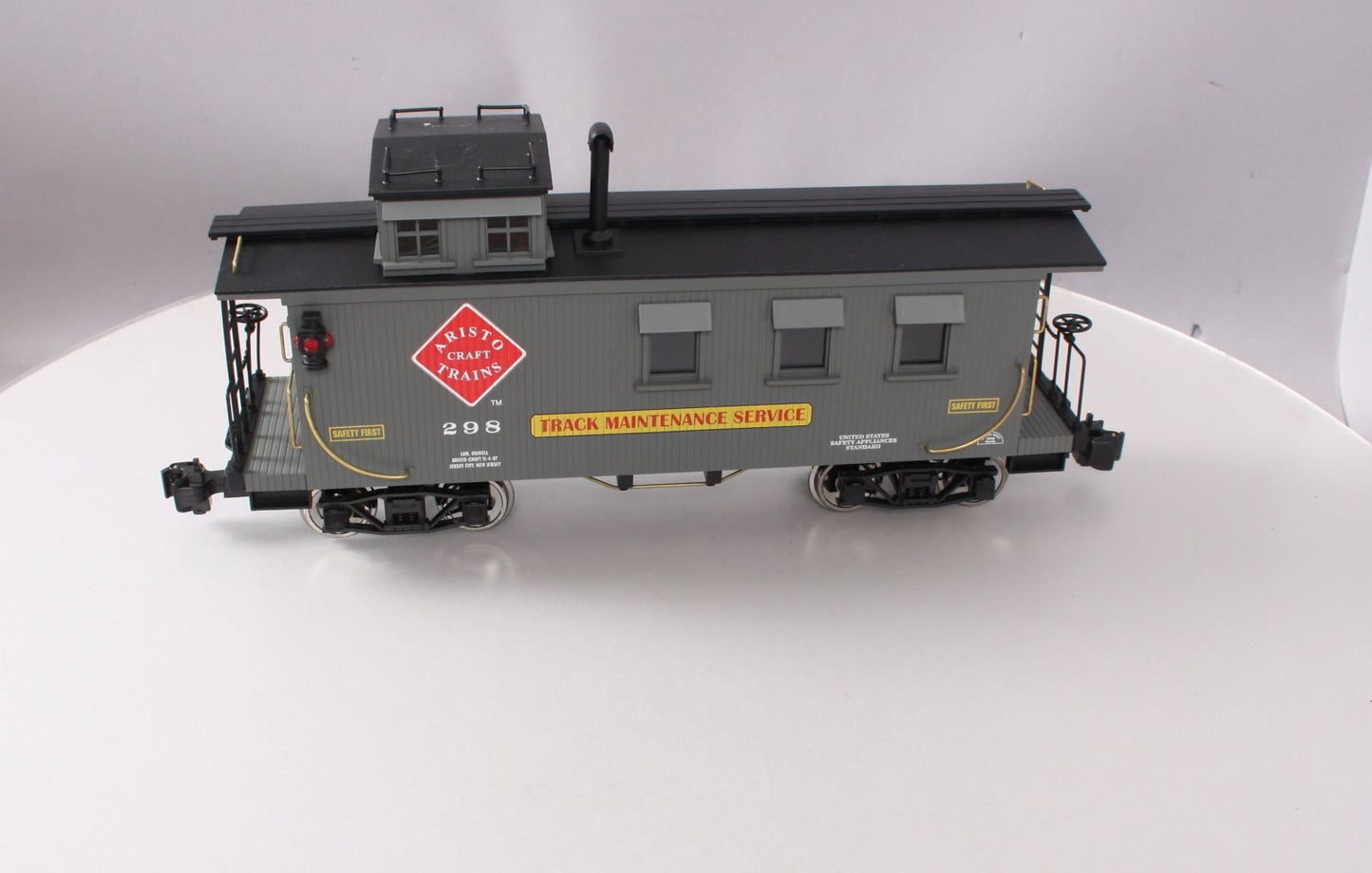 Aristo-Craft 82198 G 1998 Club Car Track Maintance Service Wood Caboose NIB