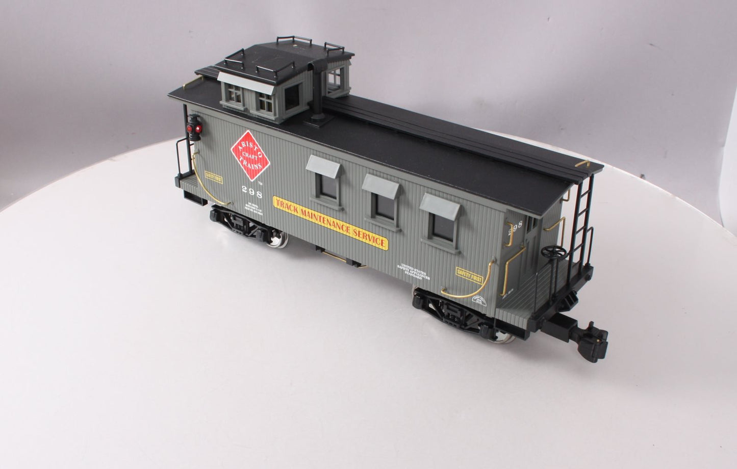 Aristo-Craft 82198 G 1998 Club Car Track Maintance Service Wood Caboose NIB
