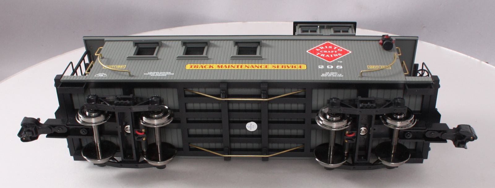 Aristo-Craft 82198 G 1998 Club Car Track Maintance Service Wood Caboose NIB