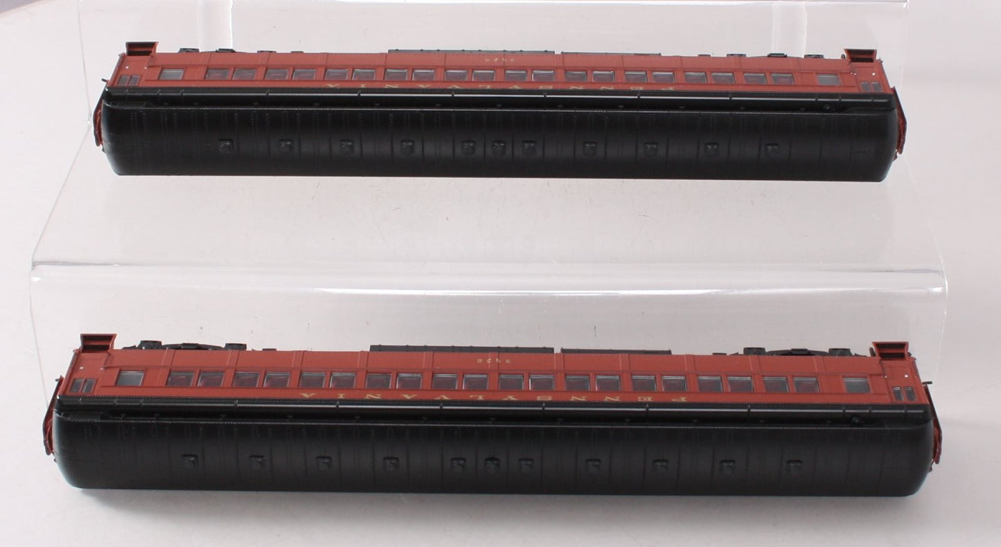 Broadway Limited 6428 HO Pennsylvania P70R Coach with Ice AC Set A (Set of 2)  LN/Box